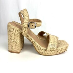 Torrid 7.5WW Woven Ankle Strap Sandles